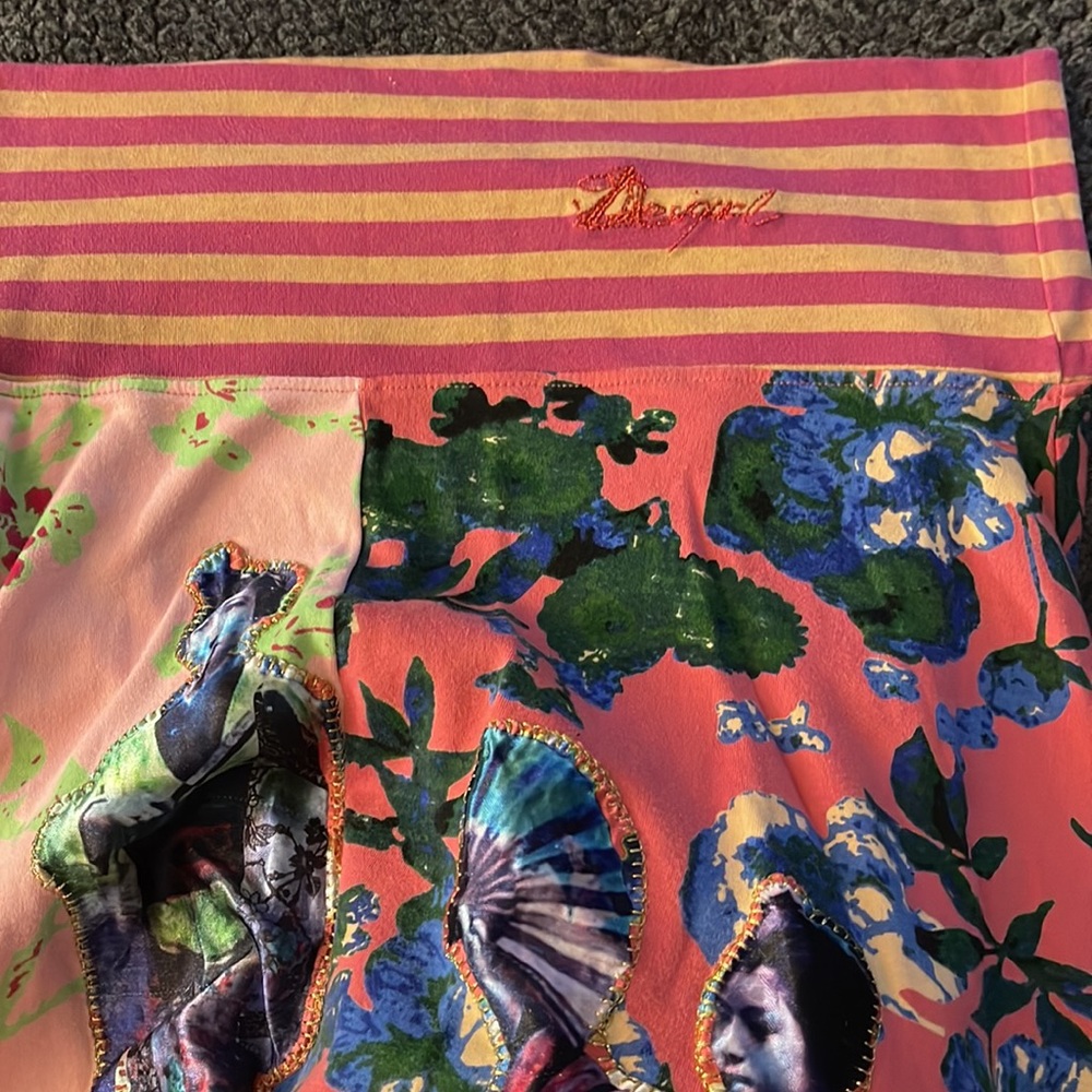 VINTAGE DESIGUAL EMBROIDERED SKIRT - Picture 14 of 14